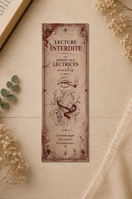 Marque-page « Lecture interdite »
