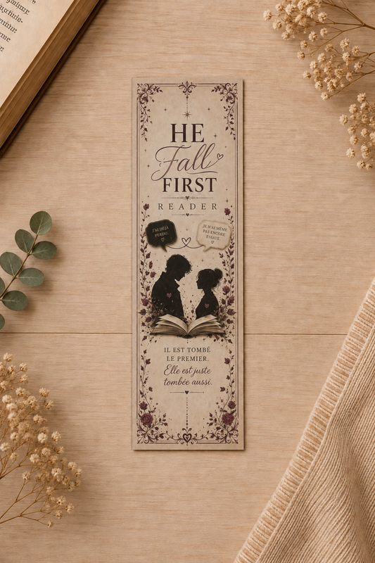Marque-page « He Falls First »