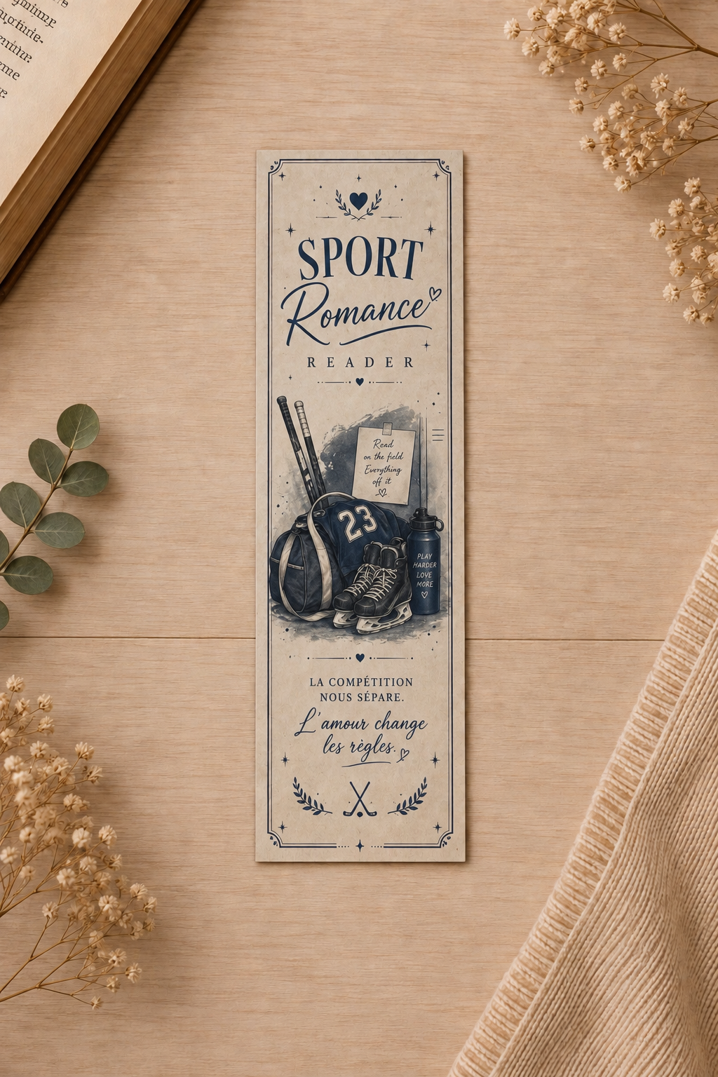 Marque-page « Sport Romance »