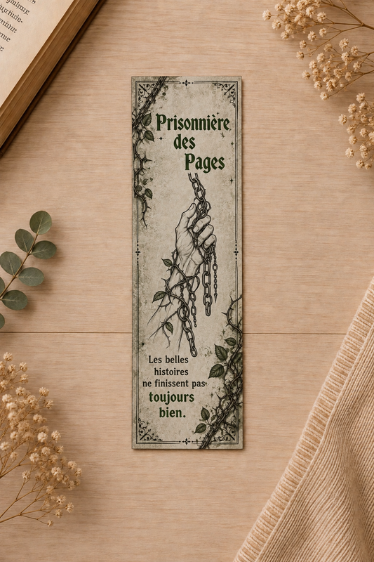 Marque-page « Prisonnière des Pages »