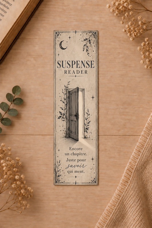 Marque-page « Suspense Reader »