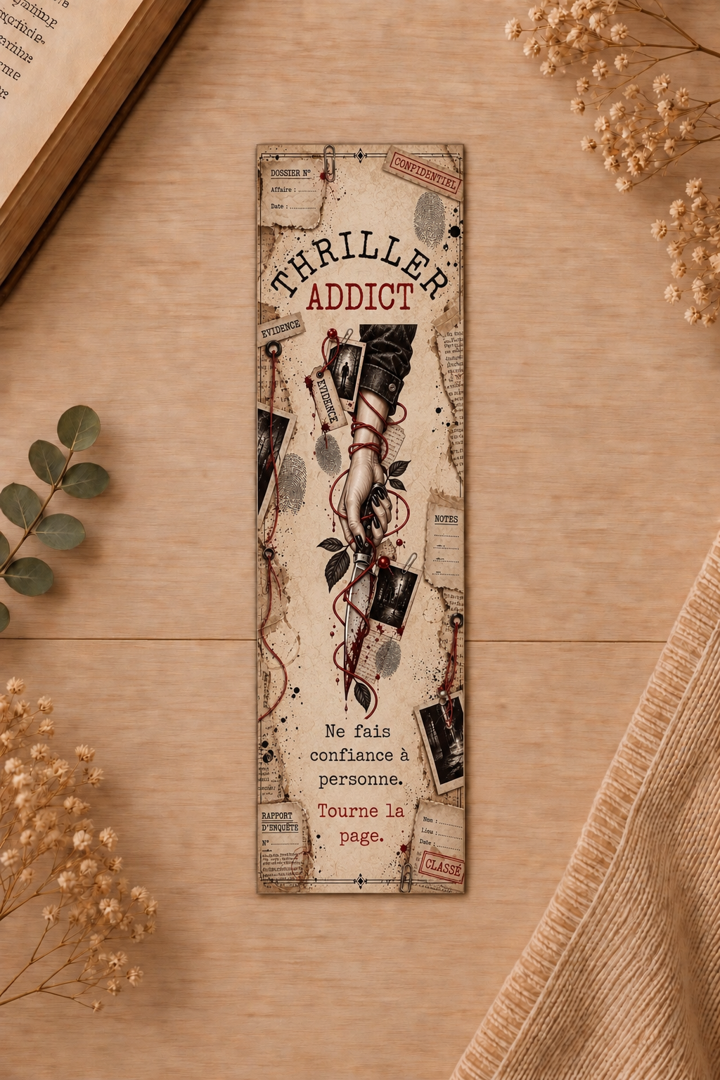 Marque-page « Thriller Addict »