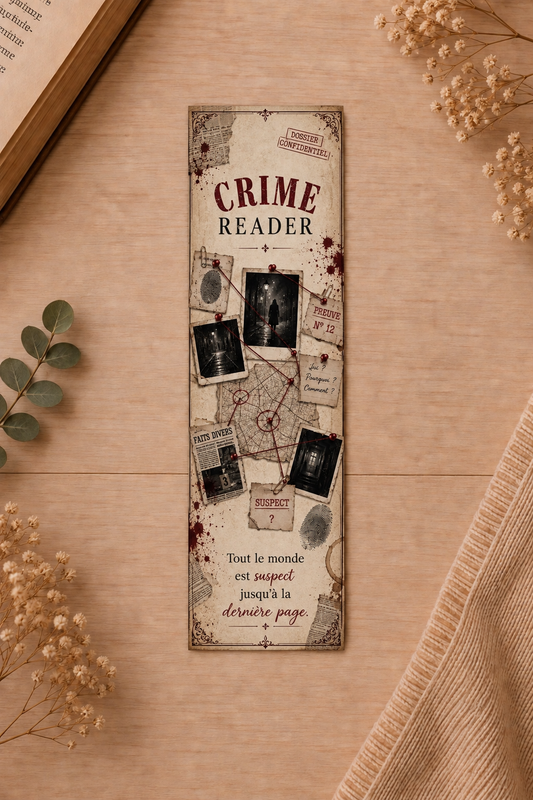 Marque-page « Crime Reader »