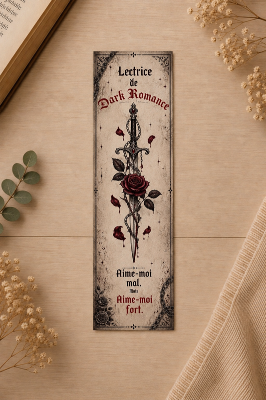 Marque-page « Lectrice de Dark Romance »