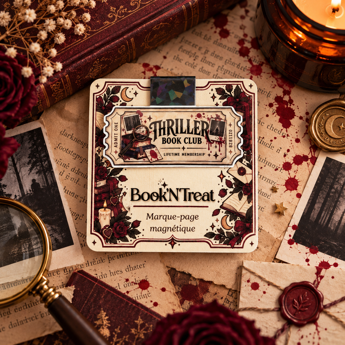 Marque-page magnétique – Book Club